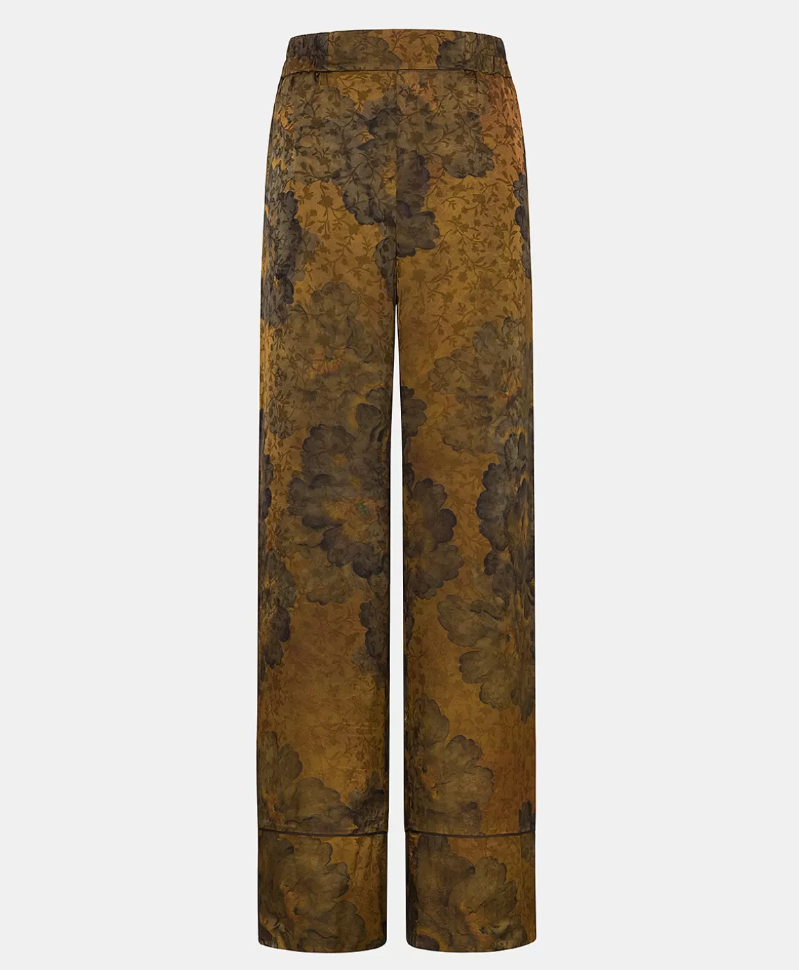 PANTALON DAIKI EN VISCOSE JACQUARD IMPRIMÉE - *Momoni Discount