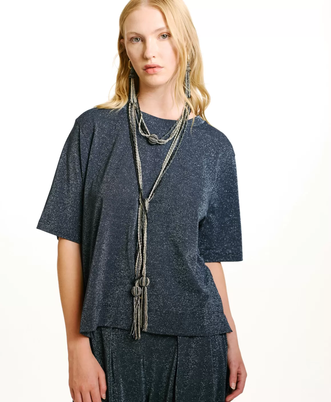 TSHIRT IORA EN JERSEY LUREX - *Momoni Hot