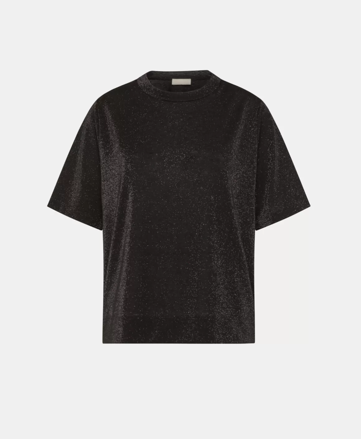 TSHIRT IORA EN JERSEY LUREX - GRIS CHARBON*Momoni Online