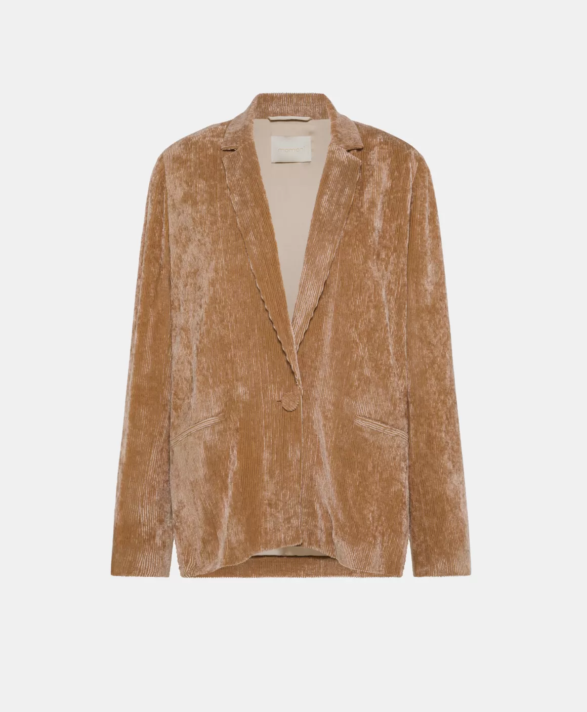VESTE HINATA EN VELOURS STRETCH BICOLORE - *Momoni Fashion